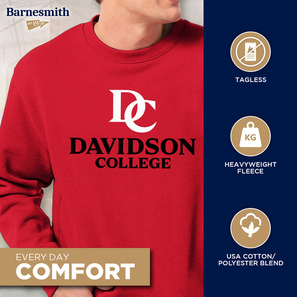 Davidson College Heritage Sweatshirt (Red)