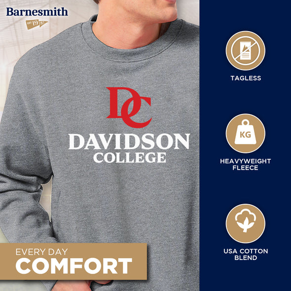 Davidson College Heritage Sweatshirt (Charcoal Grey)