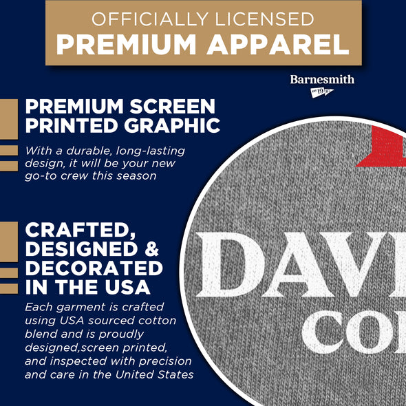 Davidson College Heritage Sweatshirt (Charcoal Grey)