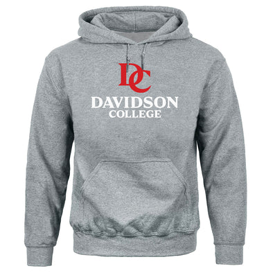 Davidson College Heritage Hooded Sweatshirt (Charcoal Grey)