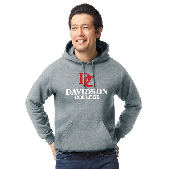 Davidson College Heritage Hooded Sweatshirt (Charcoal Grey)