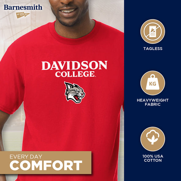 Davidson College Spirit T-Shirt (Red)