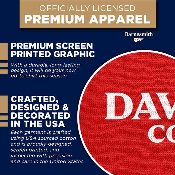 Davidson College Spirit T-Shirt (Red)