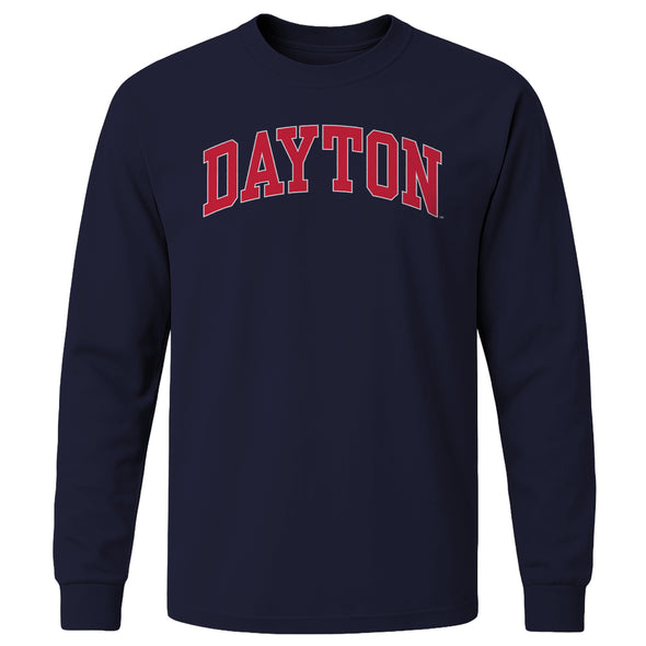 University of Dayton Classic Long Sleeve T-Shirt (Navy)