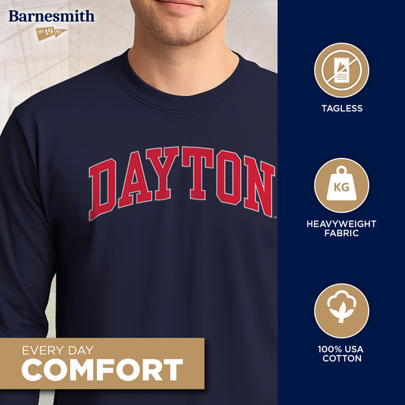 University of Dayton Classic Long Sleeve T-Shirt (Navy)