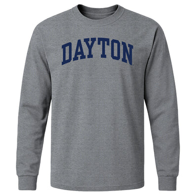 University of Dayton Classic Long Sleeve T-Shirt (Charcoal Grey)