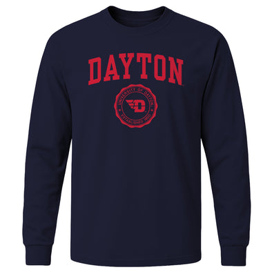 University of Dayton Heritage Long Sleeve T-Shirt (Navy)