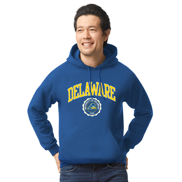 University of Delaware Heritage Hooded Sweatshirt (Royal Blue)