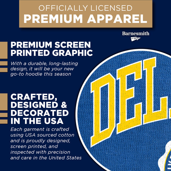 University of Delaware Heritage Hooded Sweatshirt (Royal Blue)