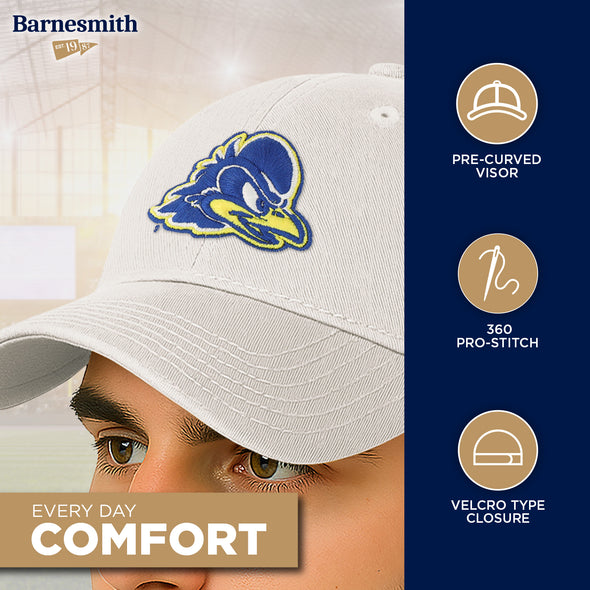 University of Delaware Spirit Baseball Hat One-Size (White)