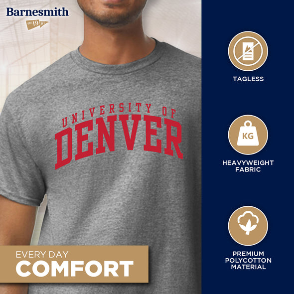 University of Denver Classic T-Shirt (Charcoal Grey)