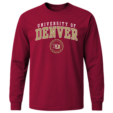 University of Denver Heritage Long Sleeve T-Shirt (Cardinal)