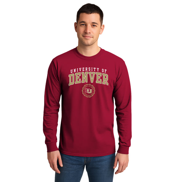 University of Denver Heritage Long Sleeve T-Shirt (Cardinal)