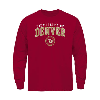 University of Denver Heritage Long Sleeve T-Shirt (Cardinal)
