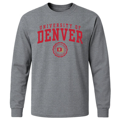 University of Denver Heritage Long Sleeve T-Shirt (Charcoal Grey)