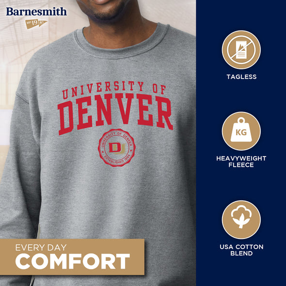 University of Denver Heritage Sweatshirt (Charcoal Grey)