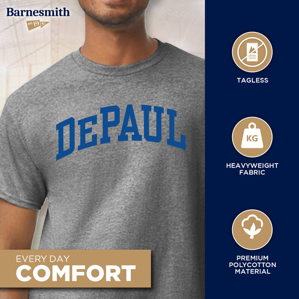 DePaul University Classic T-Shirt (Charcoal Grey)
