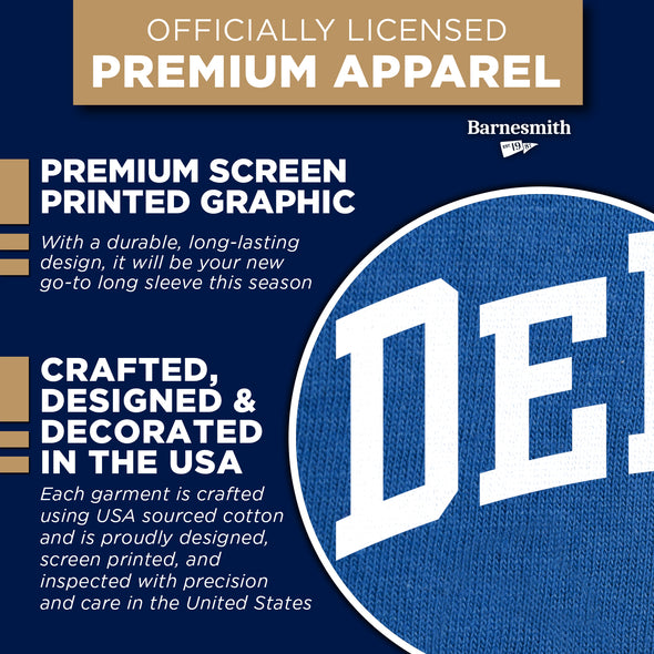 DePaul University Classic Long Sleeve T-Shirt (Royal Blue)