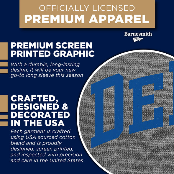 DePaul University Classic Long Sleeve T-Shirt (Charcoal Grey)