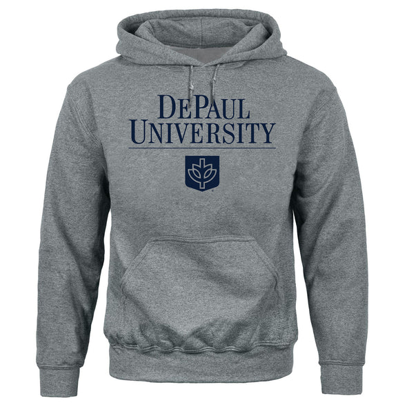 DePaul University Heritage Hooded Sweatshirt (Charcoal Grey)