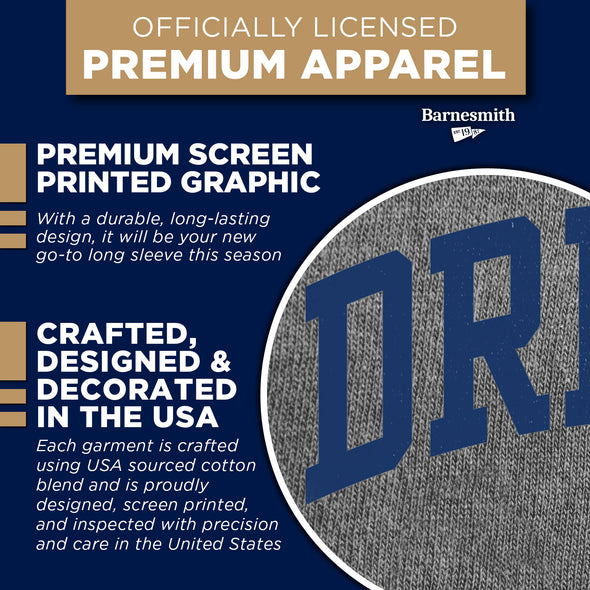 Drexel University Classic Long Sleeve T-Shirt (Charcoal Grey)