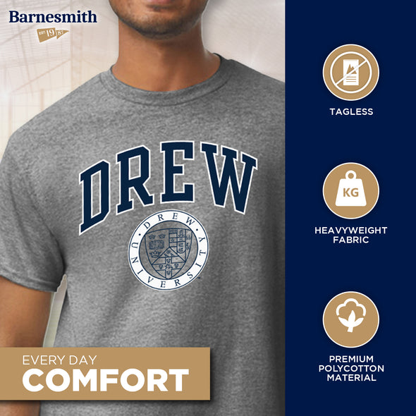 Drew University Heritage T-Shirt (Charcoal Grey)