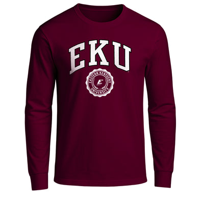 Eastern Kentucky University Heritage Long Sleeve T-Shirt (Maroon)