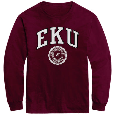 Eastern Kentucky University Heritage Long Sleeve T-Shirt (Maroon)