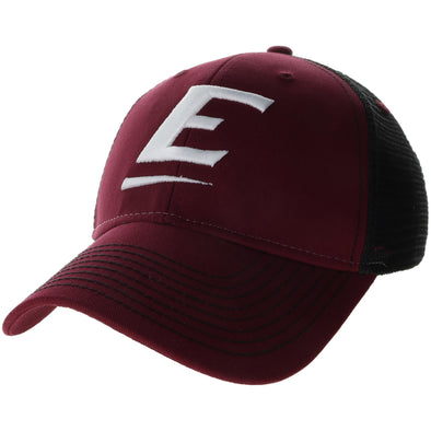 Eastern Kentucky University Sideline Trucker Hat One-Size (Maroon/Black)