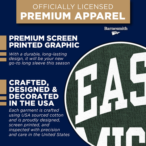 Eastern Michigan University Classic Long Sleeve T-Shirt (Hunter Green)