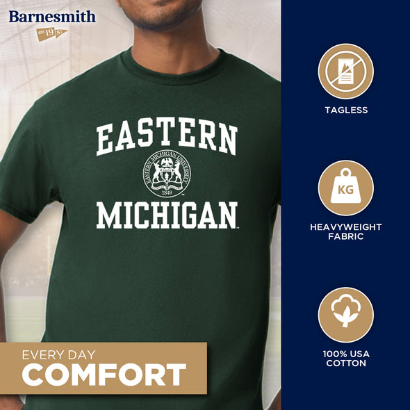 Eastern Michigan University Heritage T-Shirt (Hunter Green)