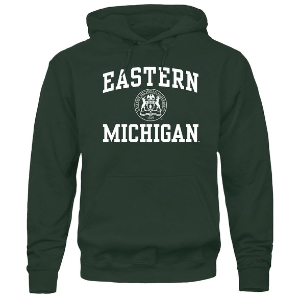 Eastern Michigan University Heritage Hooded Sweatshirt (Hunter Green)