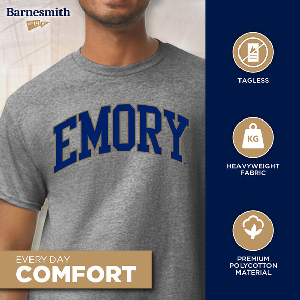 Emory University Classic T-Shirt (Charcoal Grey)