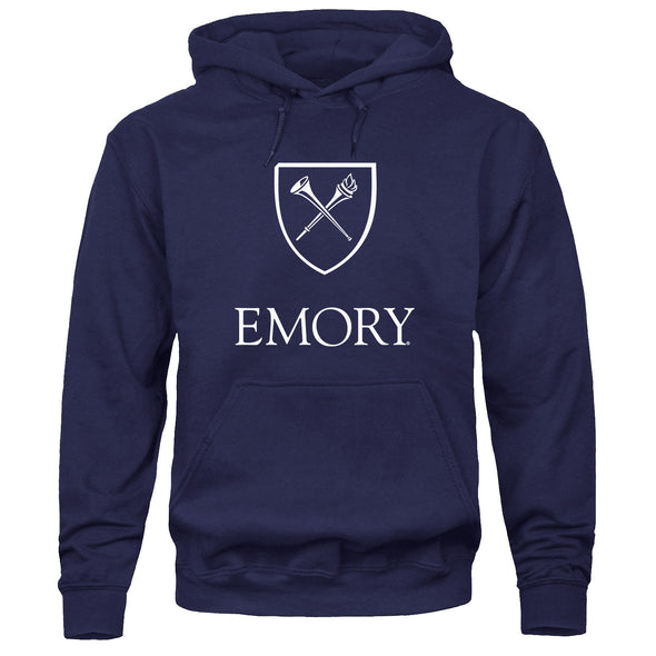 Emory University Heritage Hooded Sweatshirt (Navy)