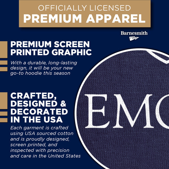 Emory University Heritage Hooded Sweatshirt (Navy)