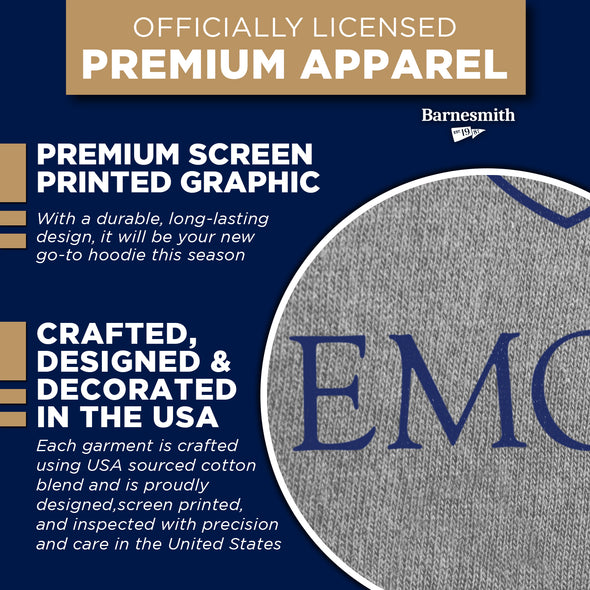 Emory University Heritage Hooded Sweatshirt (Charcoal Grey)