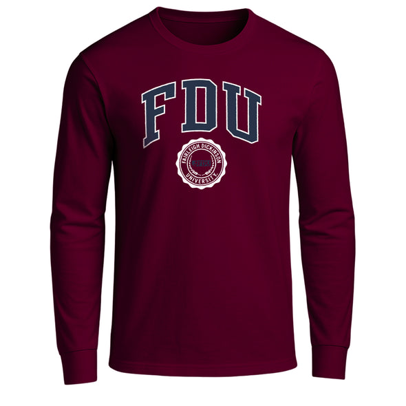 Fairleigh Dickinson University Heritage Long Sleeve T-Shirt (Maroon)