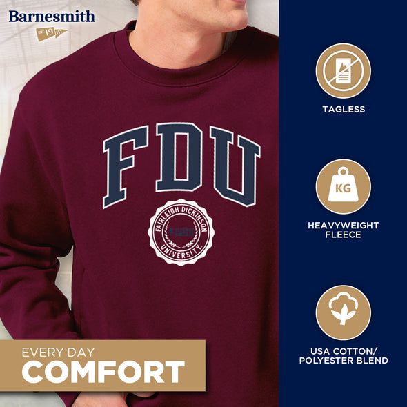 Fairleigh Dickinson University Heritage Sweatshirt (Maroon)