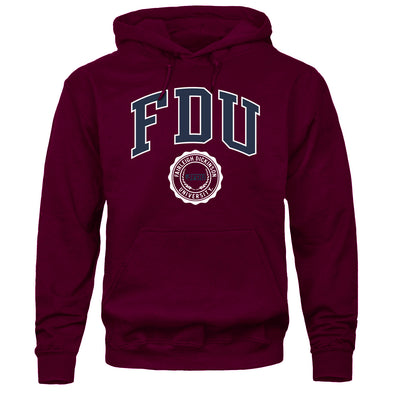 Fairleigh Dickinson University Heritage Hooded Sweatshirt (Maroon)