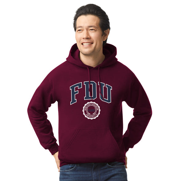 Fairleigh Dickinson University Heritage Hooded Sweatshirt (Maroon)