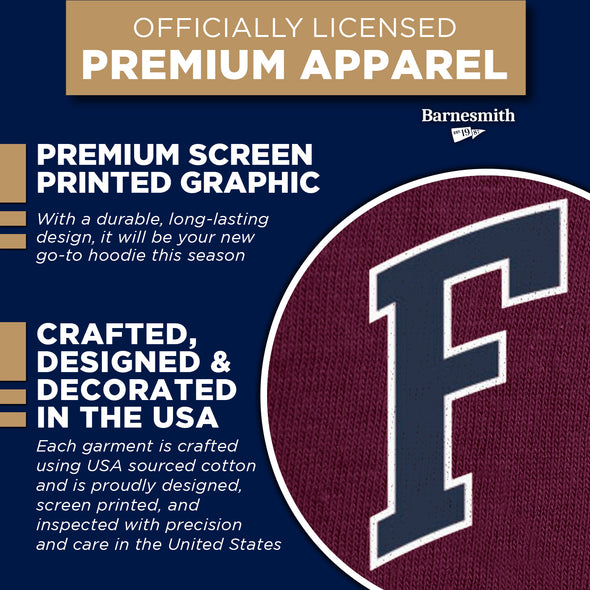 Fairleigh Dickinson University Heritage Hooded Sweatshirt (Maroon)