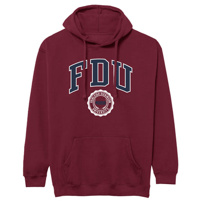 Fairleigh Dickinson University Heritage Hooded Sweatshirt (Maroon)