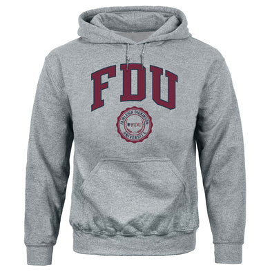 Fairleigh Dickinson University Heritage Hooded Sweatshirt (Charcoal Grey)