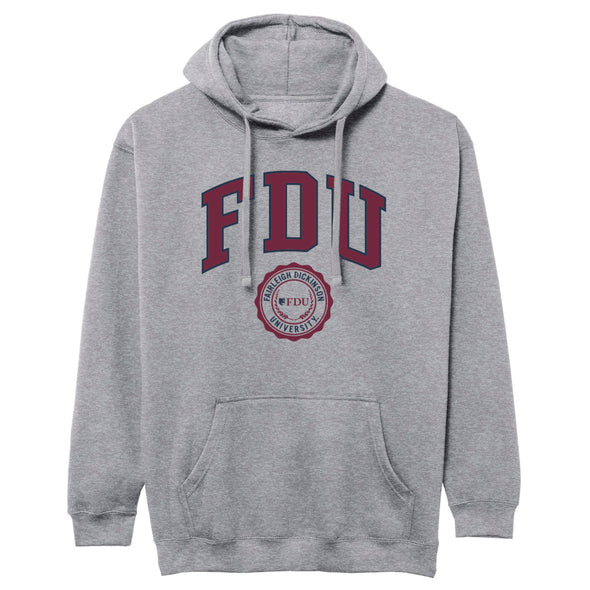 Fairleigh Dickinson University Heritage Hooded Sweatshirt (Charcoal Grey)