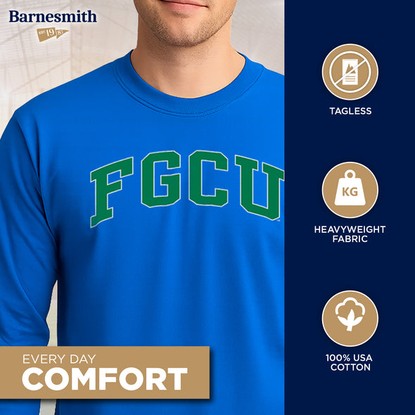 Florida Gulf Coast University Classic Long Sleeve T-Shirt (Royal Blue)