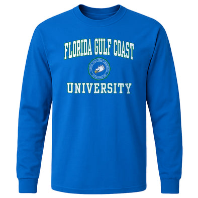Florida Gulf Coast University Heritage Long Sleeve T-Shirt (Royal Blue)
