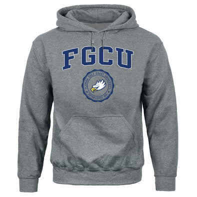 Florida Gulf Coast University Heritage Hooded Sweatshirt (Charcoal Grey)