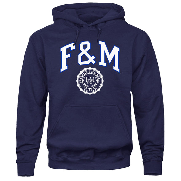 Franklin & Marshall College Heritage Hooded Sweatshirt (Navy)