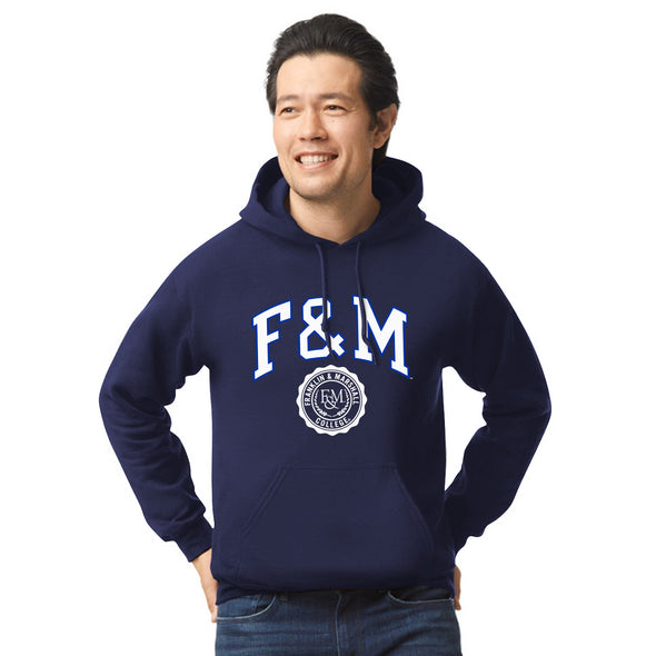 Franklin & Marshall College Heritage Hooded Sweatshirt (Navy)