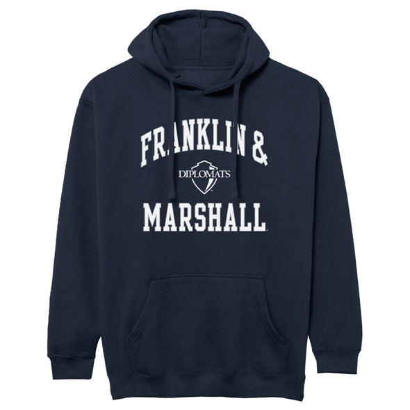 Franklin & Marshall College Heritage Hooded Sweatshirt (Navy)